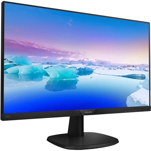 Philips 243V7QJAB 60.5 cm (23.8") Full HD WLED LCD Monitor - 16:9 - Textured Black - 609.60 mm Class - In-plane Switching 