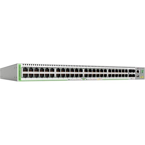 Allied Telesis 48 10/100/1000T-POE+ Switch With 4 SFP Slots - 48 Ports - Manageable - Gigabit Ethernet - 10/100/1000Base-T