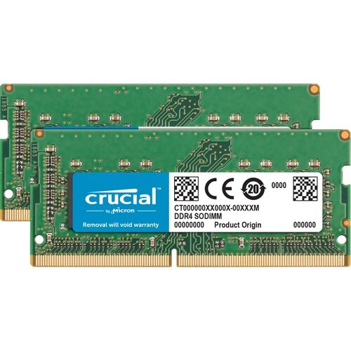 Crucial 32GB (2 x 16GB) DDR4 SDRAM Memory Kit - For iMac - 32 GB (2 x 16GB) - DDR4-2666/PC4-21300 DDR4 SDRAM - 2666 MHz - 