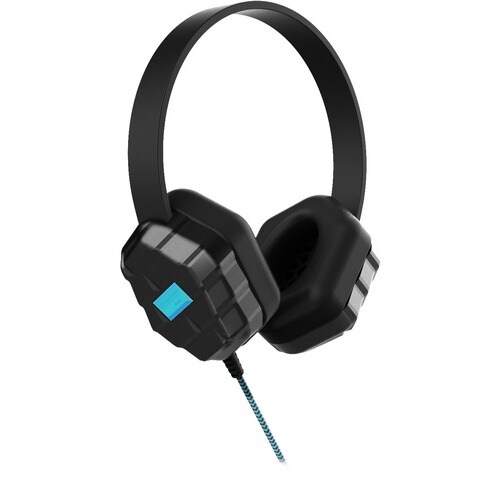 Gumdrop DropTech B1 Headphones - Stereo - Mini-phone (3.5mm) - Wired - Over-the-head - Binaural - Circumaural - 6 ft Cable