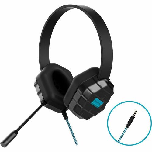 Gumdrop DropTech B1 Headsets - Stereo - Mini-phone (3.5mm) - Wired - Over-the-head - Binaural - Circumaural - 6 ft Cable -