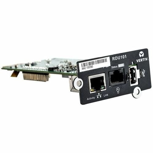 Vertiv Liebert IntelliSlot RDU101 - Network Card | Remote Monitoring - Data Center Monitoring | Adapter | 10Mb LAN/100Mb L
