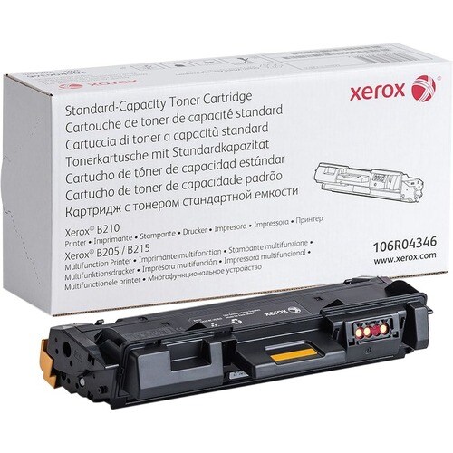 Xerox Original Toner Cartridge - Black - Laser - Standard Yield - 1500 Pages