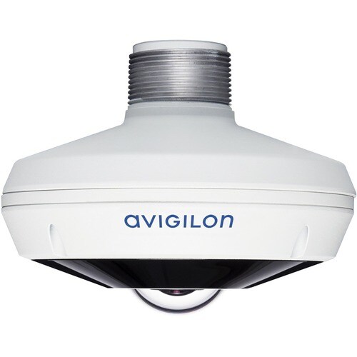 AVIGILON 6 Megapixel Network Camera - Fisheye - 32.81 ft - H.264 (MPEG-4 Part 10/AVC), MJPEG - CMOS - Surface Mount, Penda