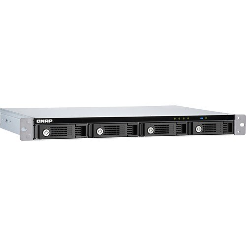 QNAP TR-004U 4 x Total Bays DAS Storage System Rack-mountable - Serial ATA/600 Controller - RAID Supported - 0, 1, 5, 10, 