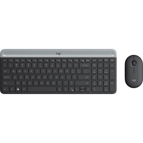 Logitech MK470 Keyboard & Mouse - USB Wireless RF - Swiss - USB Wireless RF - Optical - 1000 dpi - 3 Button - Scroll Wheel