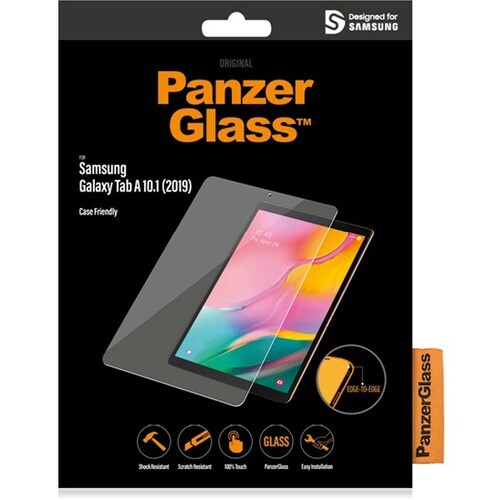 PanzerGlass Original Tempered Glass Screen Protector - Crystal Clear, Glossy - 1 Pack - For 25.7 cm (10.1") LCD Tablet PC 