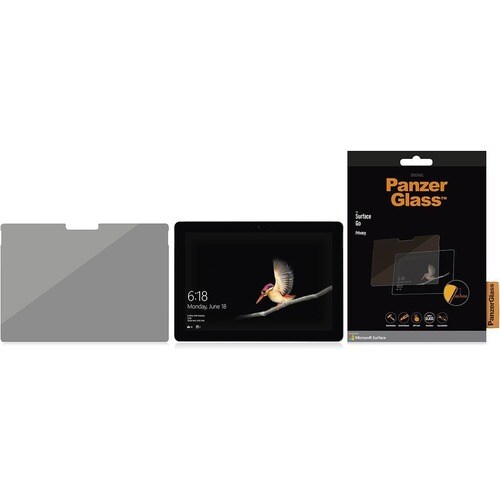 PanzerGlass Tempered Glass Anti-glare Privacy Screen Filter - Transparent - 1 Pack - For 25.4 cm (10") LCD Tablet PC - Sho