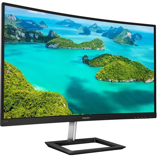 Philips 272E1CA 68.6 cm (27") Full HD Curved Screen WLED Gaming LCD Monitor - 16:9 - Textured Black - 27" Class - Vertical