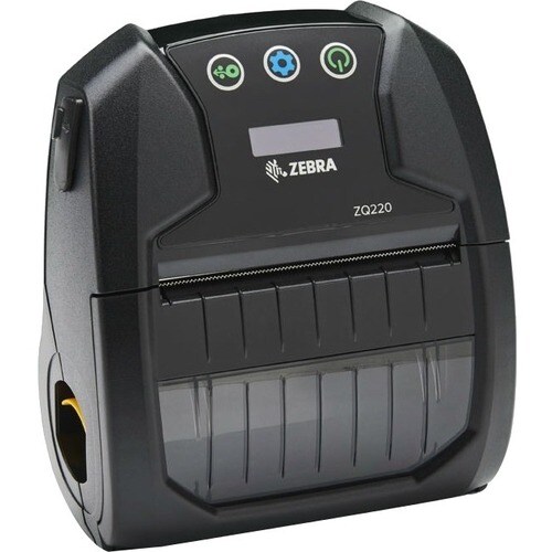 Zebra ZQ220 Mobile Direct Thermal Printer - Monochrome - Handheld - Label/Receipt Print - USB - Bluetooth - Near Field Com