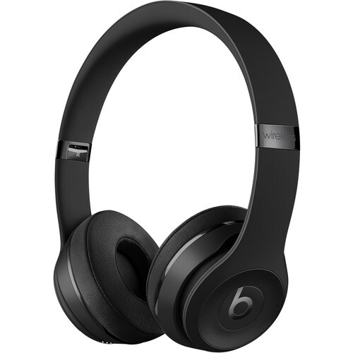 Beats by Dr. Dre Solo3 Wireless Headphones - The Beats Icon Collection - Matte Black - Stereo - Wireless - Bluetooth - Ove
