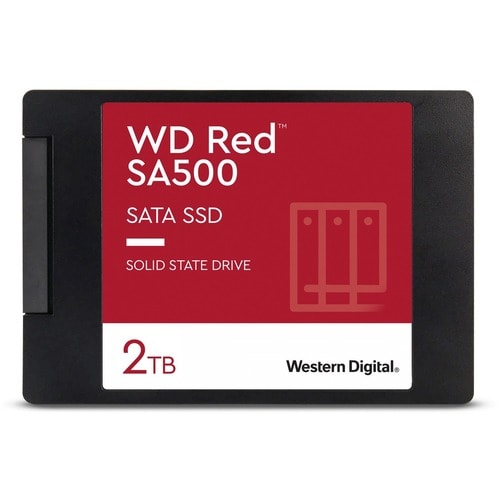 Western Digital Red WDS200T1R0A 2 TB Solid State Drive - 2.5" Internal - SATA (SATA/600) - 1300 TB TBW - 560 MB/s Maximum 