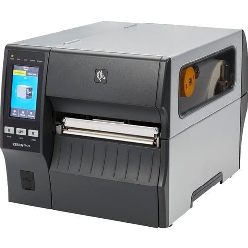 Zebra ZT421 Industrial Direct Thermal/Thermal Transfer Printer - Monochrome - Label Print - Ethernet - USB - Yes - Serial 