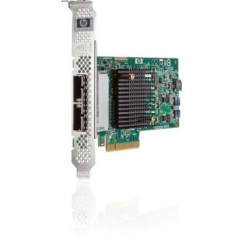 HPE H221 Gen3 HBA - PCIe 3.0, 6 Gb/s Bandwidth Per Physical Link, Eight SAS Ports - 6Gb/s SAS - PCI Express 3.0 - 8 Total 
