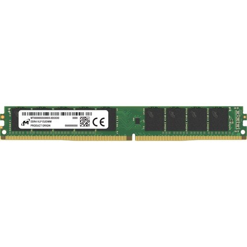 Micron 16GB DDR4 SDRAM Memory Module - 16 GB - DDR4-2666/PC4-21333 DDR4 SDRAM - 2666 MHz - CL19 - 1.20 V - ECC - Unbuffere