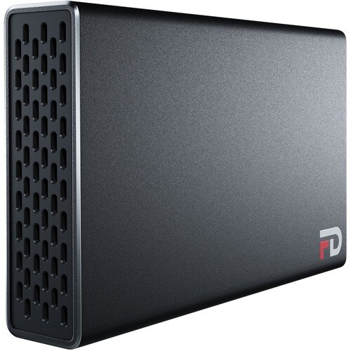 Fantom Drives FD DUO - Portable 2 Bay SSD RAID Enclosure - USB 3.2 Gen 2 Type-C - Black - Made with High Quality Aluminum 
