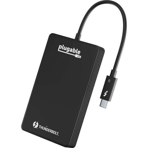 Plugable 2TB Thunderbolt 3 External SSD NVMe Drive - (Up to 2400MBs/1800MBs R/W)