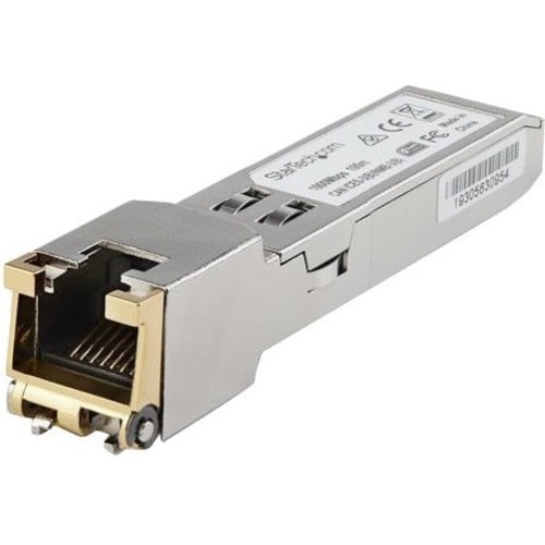 StarTech.com Cisco GLC-TE Compatible Module - 1000BASE-T Copper Industrial Gigabit Ethernet Transceiver - SFP to RJ45 Cat6