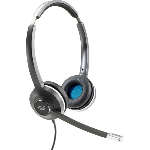 Cisco 532 Wired Over-the-head Stereo Headset - Binaural - Supra-aural - 90 Ohm - 50 Hz to 18 kHz - Uni-directional, Electr