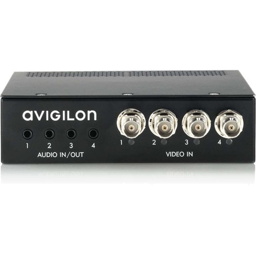 AVIGILON 4-Port H.264 Analog Video Encoder with Audio Support - Functions: Audio Compression, Video Capturing, Video Encod