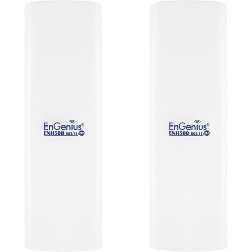 EnGenius ENH500v3 IEEE 802.11ac 867 Mbit/s Wireless Bridge - 5 GHz - 5 Mile Maximum Indoor Range - 2 x Network (RJ-45) - 2