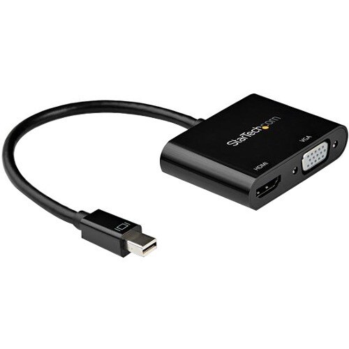 StarTech.com Adaptador Mini DisplayPort a HDMI o VGA 4K - Conversor Thunderbolt 2 Convertidor - Extremo prinicpal: 1 x 20-
