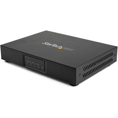StarTech.com 2x2 Video Wall Controller - 4K60Hz - HDMI 2.0 - EDID emulation - 1 In 4 Out - RS-232 Serial Control - 4 Scree