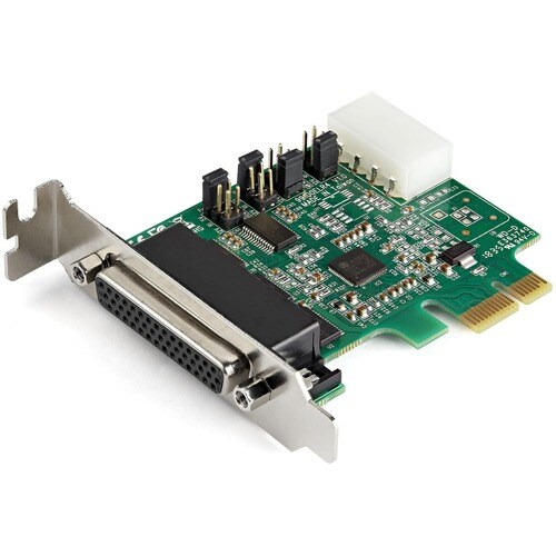 StarTech.com 4-port PCI Express RS232 Serial Adapter Card - PCIe Serial DB9 Controller Card 16950 UART - Low Profile - Win