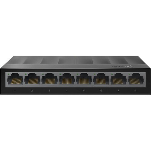 TP-Link LiteWave LS1008G 8 Ports Ethernet Switch - 2 Layer Supported - Twisted Pair - Desktop