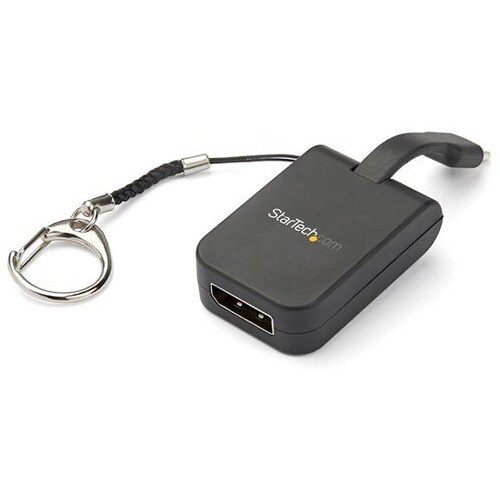 StarTech.com A/V Adapter - 1 Pack - 1 x 24-pin Type C USB Male - 1 x DisplayPort DisplayPort 1.2 Digital Audio/Video Femal