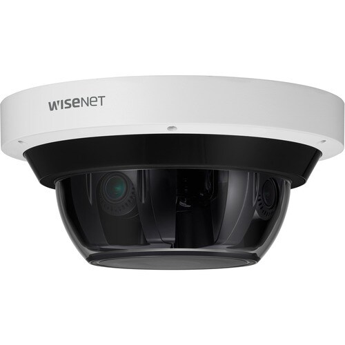 Wisenet PNM-9084RQZ 2 Megapixel Outdoor Full HD Network Camera - Color, Monochrome - Dome - 98.43 ft Infrared Night Vision