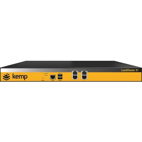 KEMP LoadMaster LM-X1 Server Load Balancer - 4 RJ-45 - Gigabit Ethernet - 1 Gbit/s Throughput - Manageable - 4 GB Standard