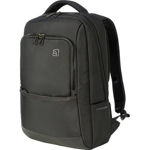Tucano Luna Gravity Carrying Case (Backpack) for 15.6" to 16" Apple MacBook Pro, Notebook - Black - Fabric, Elastic Strap 