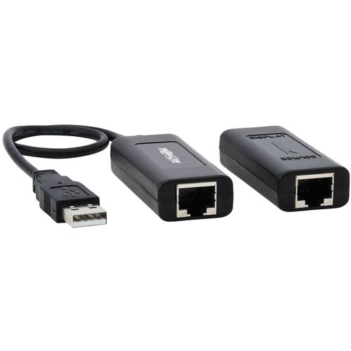 Tripp Lite USB over Cat5/Cat6 Extender Kit 1-Port with PoC USB 2.0 164 ft. - 1 Input Device - 1 Output Device - 164 ft Ran