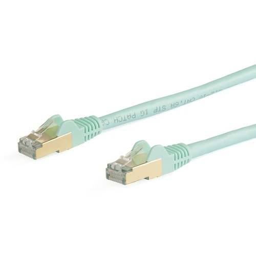 StarTech.com 7 m Category 6a Network Cable for PoE-enabled Device, Computer, Hub, Router, Patch Panel - 1 - First End: 1 x