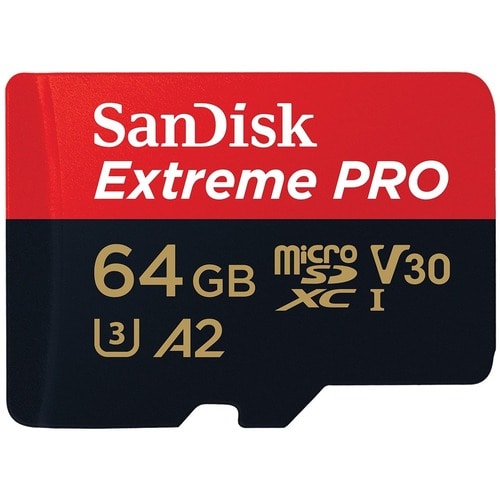 SanDisk Extreme Pro 64 GB UHS-I microSDXC - 170 MB/s Read - 90 MB/s Write