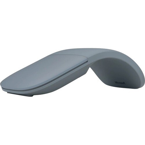 Microsoft Surface Arc Mouse - Bluetooth - 2 Button(s) - Ice Blue - Wireless - Scroll Plane