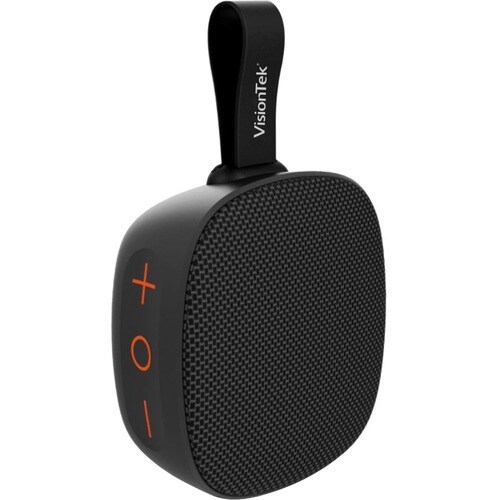 VisionTek Sound Cube Portable Bluetooth Speaker System - Black - TrueWireless Stereo - Near Field Communication - Battery 