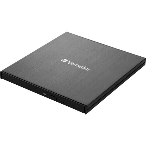 Verbatim Blu-ray Writer - External - BD-R/RE Support/6x BD Write/8x DVD Write - Double-layer Media Supported - USB 3.1 (Ge