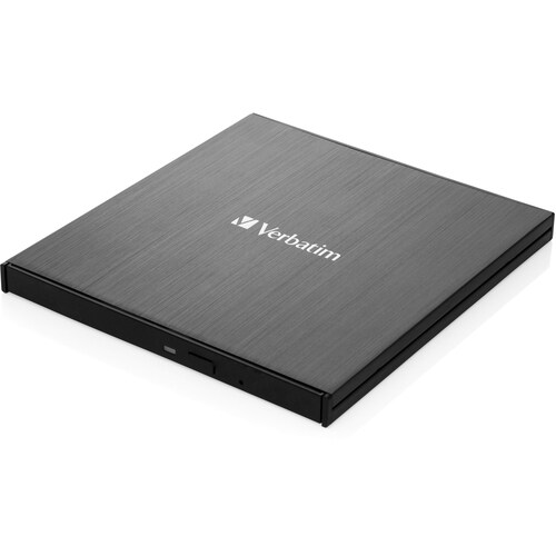 Verbatim Blu-ray Writer - External - BD-R/RE Support/6x BD Write/8x DVD Write - Double-layer Media Supported - USB 3.1 - S