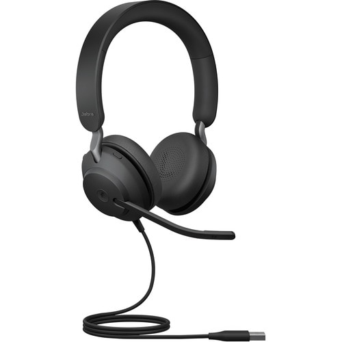 Jabra Evolve2 40 Wired Over-the-head Stereo Headset - Binaural - Supra-aural - USB Type A