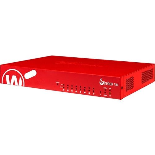 WatchGuard Firebox T80 MSSP Appliance (US) - 8 Port - 10/100/1000Base-T - Gigabit Ethernet - 6 x RJ-45 - 1 Total Expansion