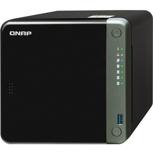 Sistema de almacenamiento SAN/NAS QNAP TS-453D-8G - 4 x Total de compartimientos - 4 GB Flash Memory Capacity - Intel Cele