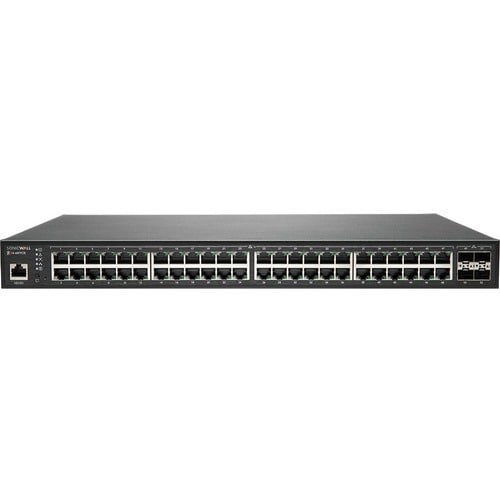 SonicWall Switch SWS14-48FPOE - 52 Ports - Manageable - 2 Layer Supported - Modular - 530 W Power Consumption - 740 W PoE 