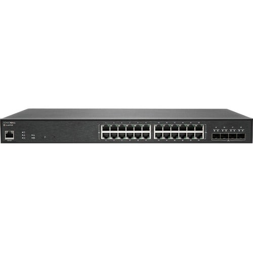 SonicWall Switch SWS14-24FPOE - 28 Ports - Manageable - 2 Layer Supported - Modular - 500.40 W Power Consumption - 410 W P