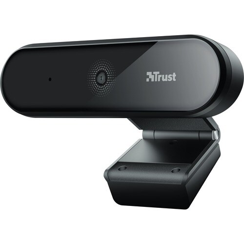 Webcam Trust Tyro - 30 fps - Nero, Argento - USB 2.0 - 1920 x 1080 Video - Auto focus - Microfono - Computer portatile, Co