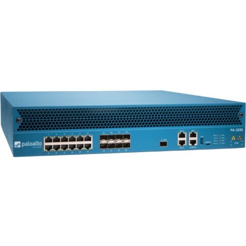 Palo Alto PA-3220 Network Security/Firewall Appliance - 12 Port - 10/100/1000Base-T, 1000Base-X, 10GBase-X - 10 Gigabit Et