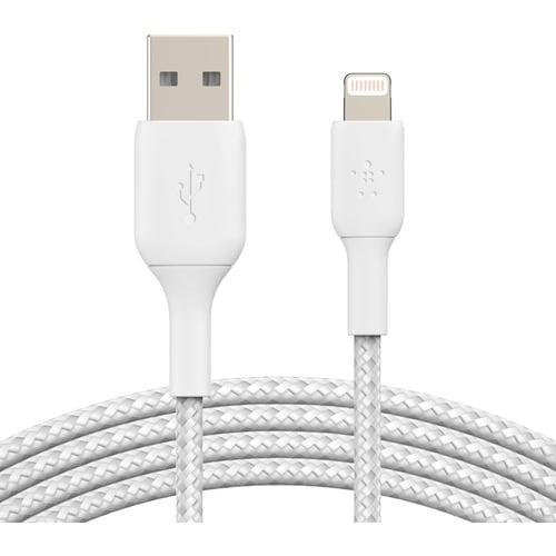 Belkin Lightning/USB Data Transfer Cable - 2 m Lightning/USB Data Transfer Cable - First End: Lightning - Male - Second En