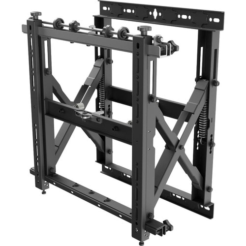 Atdec Wall Mount for Video Wall - Black - 1 Display(s) Supported - 49.90 kg Load Capacity - 100 x 100, 100 x 200, 200 x 10