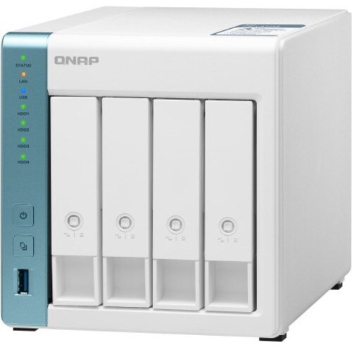 QNAP TS-431P3-2G 4 x Total Bays SAN/NAS Storage System - 512 MB Flash Memory Capacity - Annapurna Labs Alpine AL-314 Quad-